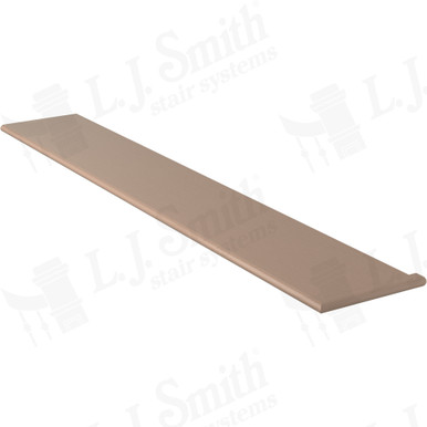 L.J. Smith Right Hand Miter Return Tread · 807011X84RH-M — stair parts selection with LeviArs Design & Remodeling