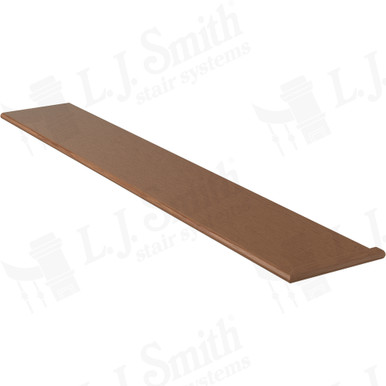 L.J. Smith Right Hand Miter Return Tread · 807011X84RH-WO — stair parts selection with LeviArs Design & Remodeling