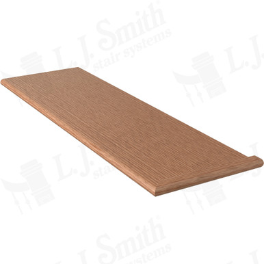 L.J. Smith Right Hand Miter Return Tread · 807013X42RH — stair parts selection with LeviArs Design & Remodeling