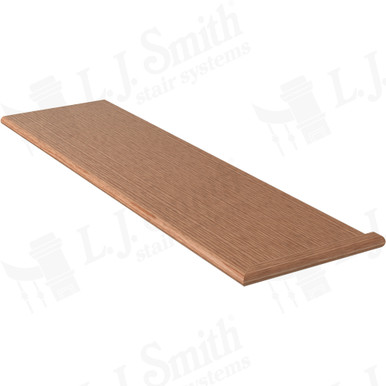 L.J. Smith Right Hand Miter Return Tread · 807013X48RH — stair parts selection with LeviArs Design & Remodeling