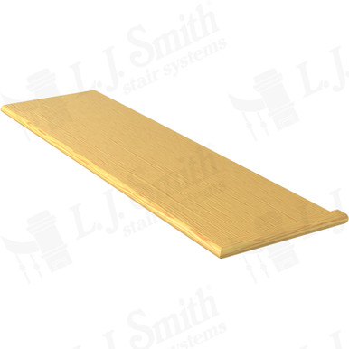 L.J. Smith Right Hand Miter Return Tread · 807013X48RH-YP — stair parts selection with LeviArs Design & Remodeling
