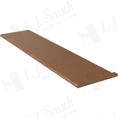 L.J. Smith Right Hand Miter Return Tread · 807013X54RH-WO — stair parts selection with LeviArs Design & Remodeling
