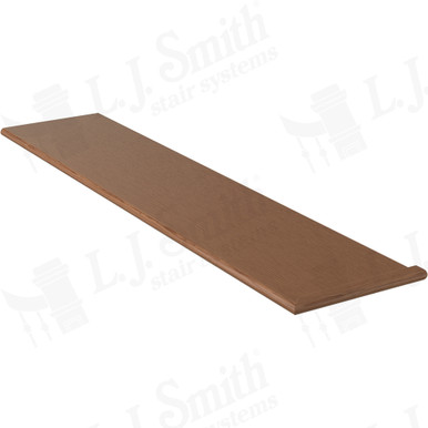 L.J. Smith Right Hand Miter Return Tread · 807013X60RH-WO — stair parts selection with LeviArs Design & Remodeling