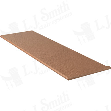 L.J. Smith Right Hand Miter Return Tread · 807018X60RH — stair parts selection with LeviArs Design & Remodeling