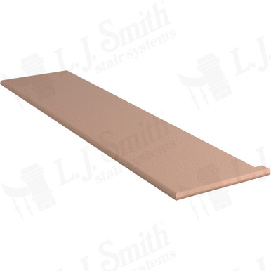 L.J. Smith Right Hand Miter Return Tread · 807310X42RH-M — stair parts selection with LeviArs Design & Remodeling