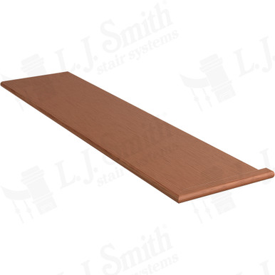 L.J. Smith Right Hand Miter Return Tread · 807310X42RH-WO — stair parts selection with LeviArs Design & Remodeling