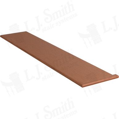 L.J. Smith Right Hand Miter Return Tread · 807310X48RH-WO — stair parts selection with LeviArs Design & Remodeling