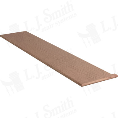 L.J. Smith Right Hand Miter Return Tread · 807311X48RH-HK — stair parts selection with LeviArs Design & Remodeling