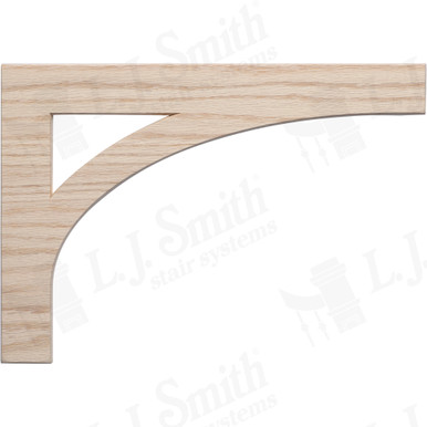 L.J. Smith Right Hand Stair Bracket · LJ-7229RH-BR — stair parts selection with LeviArs Design & Remodeling