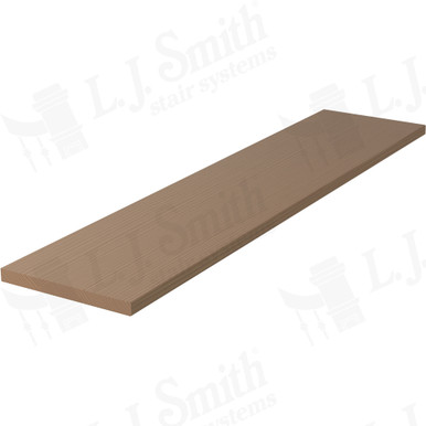 L.J. Smith Square Nose Plain Tread · 887011X48-P — stair parts selection with LeviArs Design & Remodeling