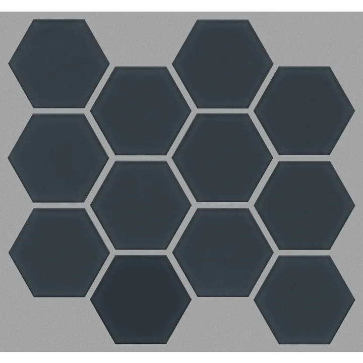 Shaw Floors Ascendant 3" Hex — Rainstorm · 448TS-00450 — flooring selection with LeviArs Design & Remodeling