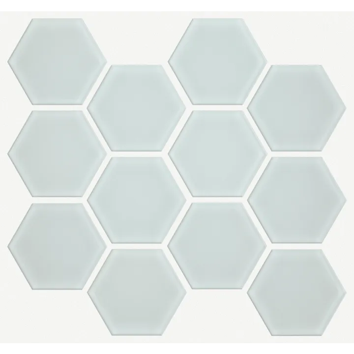 Shaw Floors Ascendant 3" Hex — Serene White · 448TS-00100 — flooring selection with LeviArs Design & Remodeling