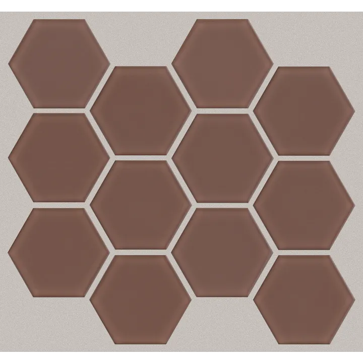 Shaw Floors Ascendant 3" Hex — Timeworn Terrac · 448TS-00800 — flooring selection with LeviArs Design & Remodeling