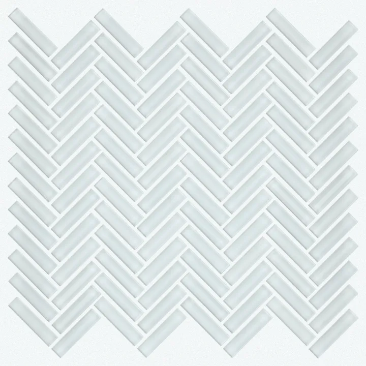 Shaw Floors Ascendant Herringbone — Serene White · 446TS-00100 — flooring selection with LeviArs Design & Remodeling