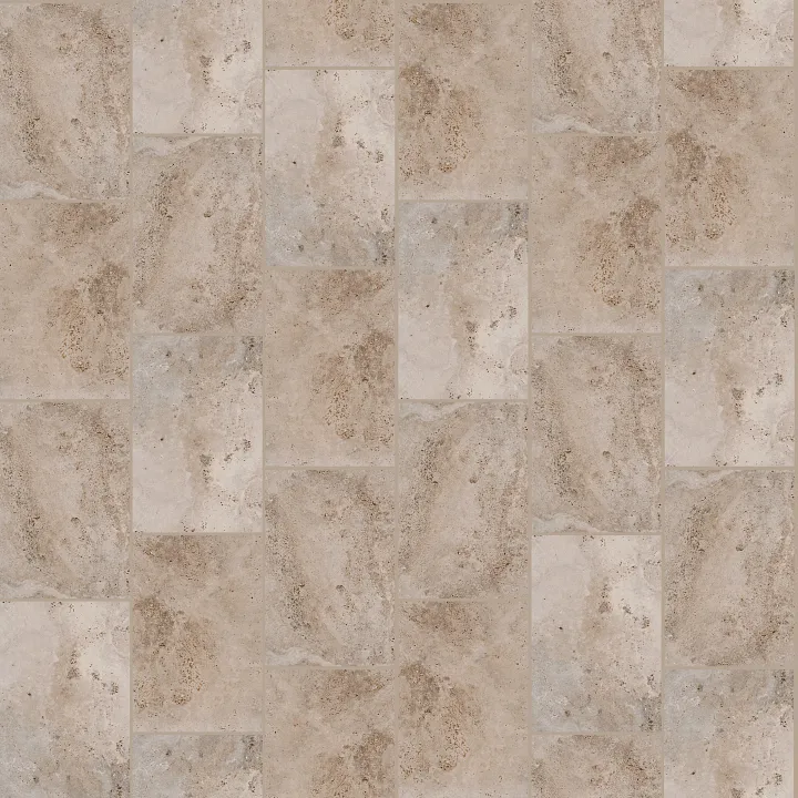 Shaw Floors Basanite Legacy 16X24 — Walnut · 509TS-00600 — flooring selection with LeviArs Design & Remodeling