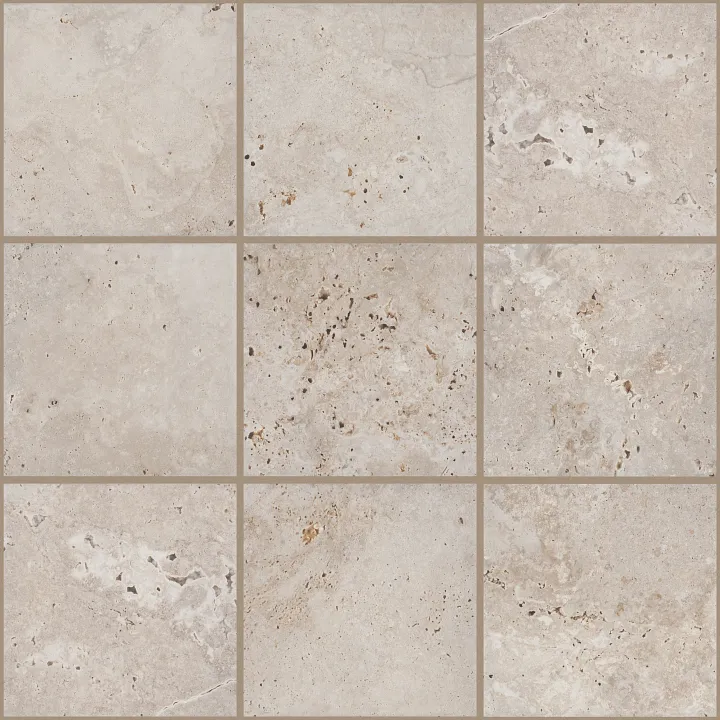 Shaw Floors Basanite Legacy 8X8 — Ivory · 514TS-00100 — flooring selection with LeviArs Design & Remodeling