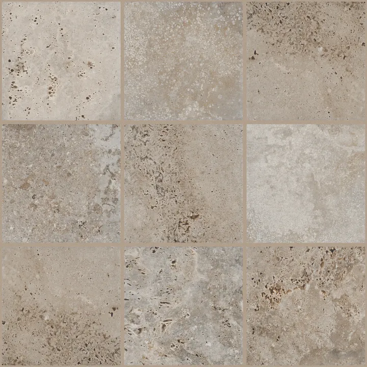 Shaw Floors Basanite Legacy 8X8 — Walnut · 514TS-00600 — flooring selection with LeviArs Design & Remodeling