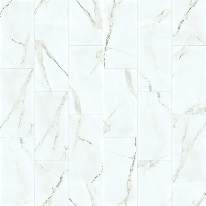 Shaw Floors Casino 16X32 Polished — Calacatta · CS89Z-00121 — flooring selection with LeviArs Design & Remodeling