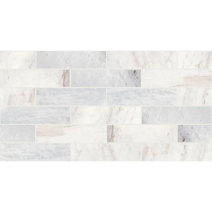 Shaw Floors Chateau 4X16 — Cashmere White · CS21Z-00100 — flooring selection with LeviArs Design & Remodeling