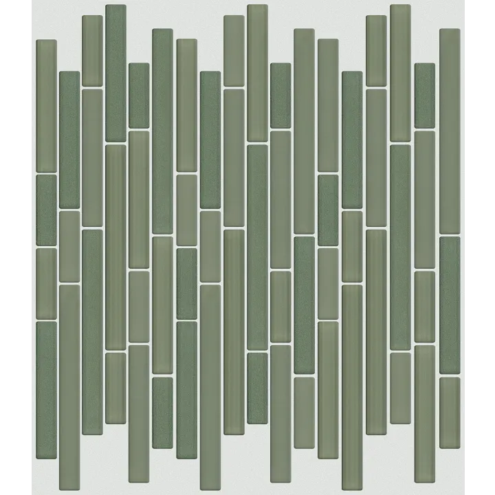 Shaw Floors Chromatic Century Stack Mosaic — Emerald · 583TS-00300 — flooring selection with LeviArs Design & Remodeling