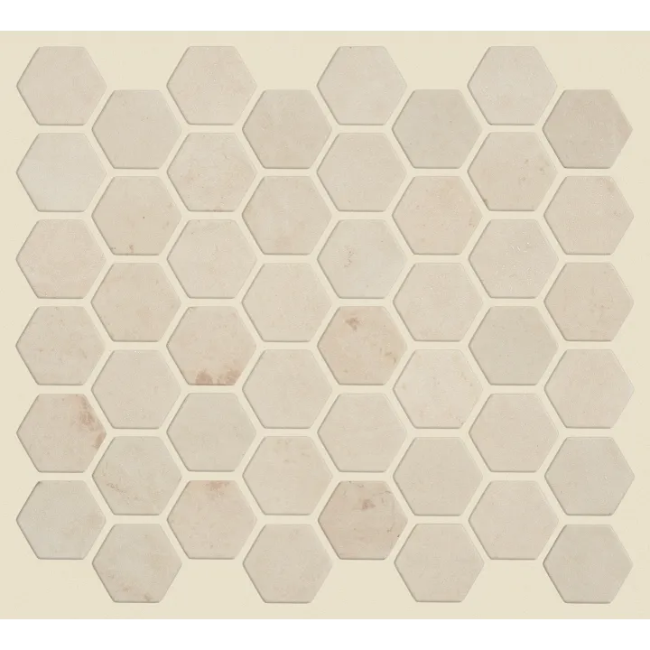 Shaw Floors Dreamscape 2" Hex — Natural · 483TS-00200 — flooring selection with LeviArs Design & Remodeling