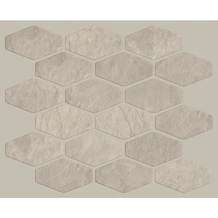 Shaw Floors Dreamscape Elongated Hex — Grigio · 487TS-00500 — flooring selection with LeviArs Design & Remodeling
