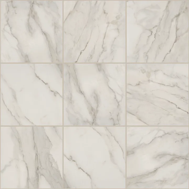 Shaw Floors Enclave 13X13 — Halo Calacatta · 768TS-00103 — flooring selection with LeviArs Design & Remodeling