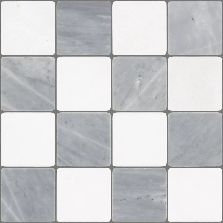 Shaw Floors Eterna Chkr Mo — Como Bardiglio · 763TS-00508 — flooring selection with LeviArs Design & Remodeling
