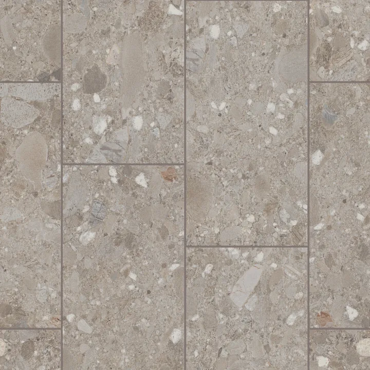 Shaw Floors Exterior Notion 12X24 — Grigio · 495TS-00500 — flooring selection with LeviArs Design & Remodeling