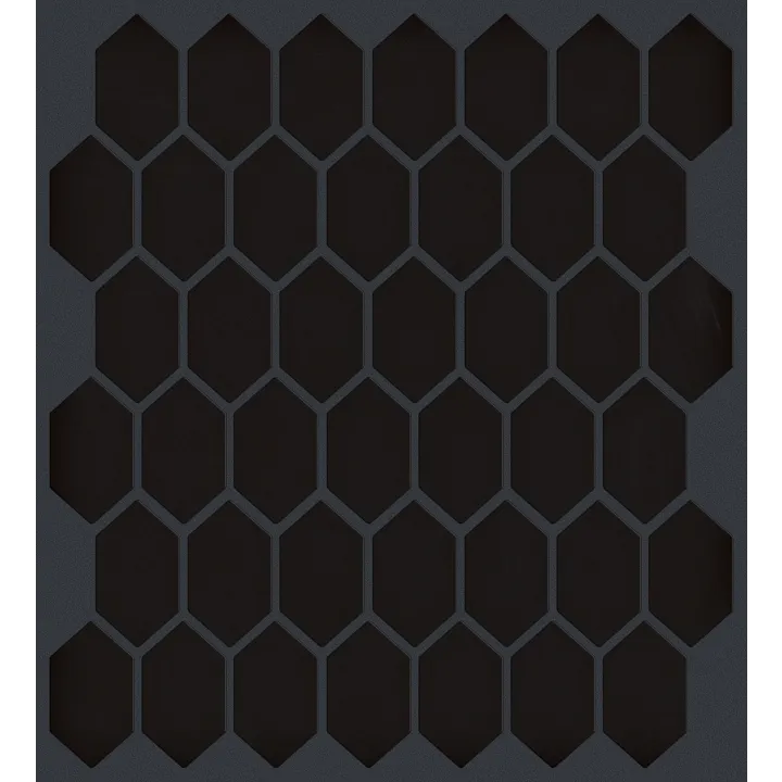 Shaw Floors Format Elg Hex Mo — Midnight · 693TS-00900 — flooring selection with LeviArs Design & Remodeling