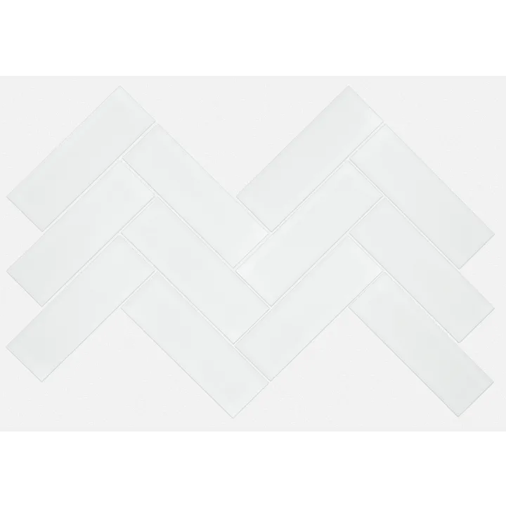 Shaw Floors Grandeur Herringbone Matte — White · 416TS-00100 — flooring selection with LeviArs Design & Remodeling