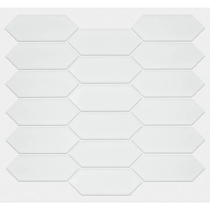Shaw Floors Grandeur Picket Gloss — White · 423TS-00100 — flooring selection with LeviArs Design & Remodeling