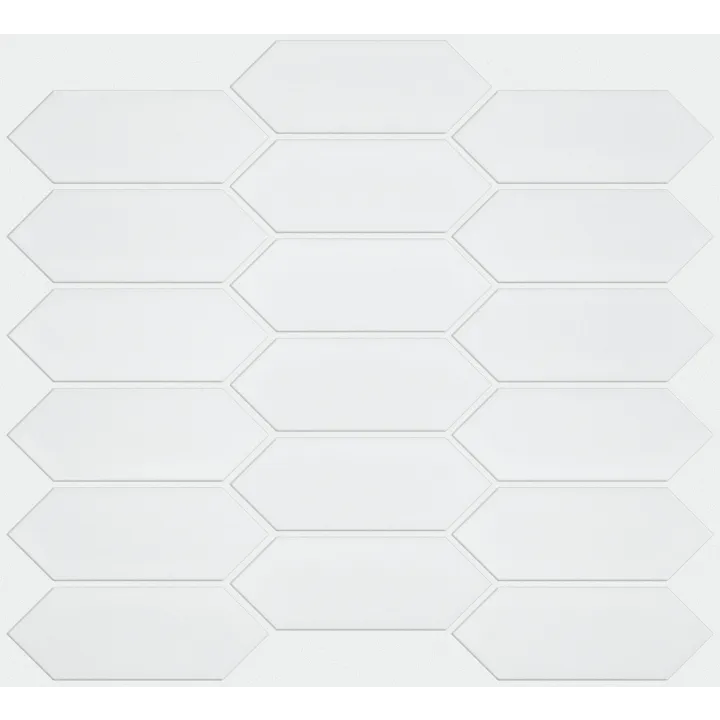 Shaw Floors Grandeur Picket Matte — White · 424TS-00100 — flooring selection with LeviArs Design & Remodeling
