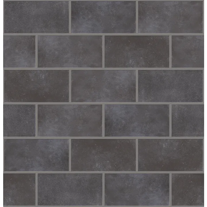 Shaw Floors Halftone 4X8 Gloss — Black Storm · 491TS-00900 — flooring selection with LeviArs Design & Remodeling