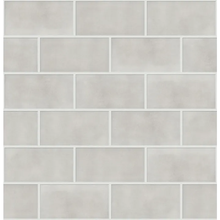 Shaw Floors Halftone 4X8 Gloss — Cloud White · 491TS-00100 — flooring selection with LeviArs Design & Remodeling