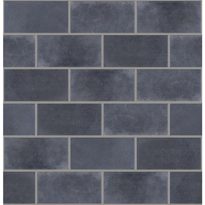 Shaw Floors Halftone 4X8 Gloss — Navy Sea · 491TS-00400 — flooring selection with LeviArs Design & Remodeling
