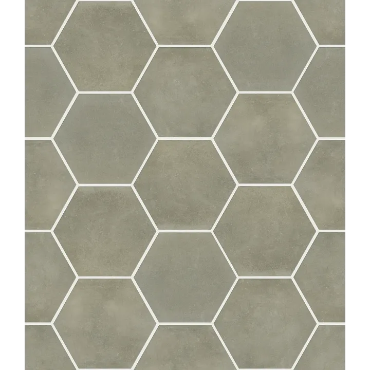 Shaw Floors Halftone Esagona Gloss — Soft Mint · 493TS-00300 — flooring selection with LeviArs Design & Remodeling