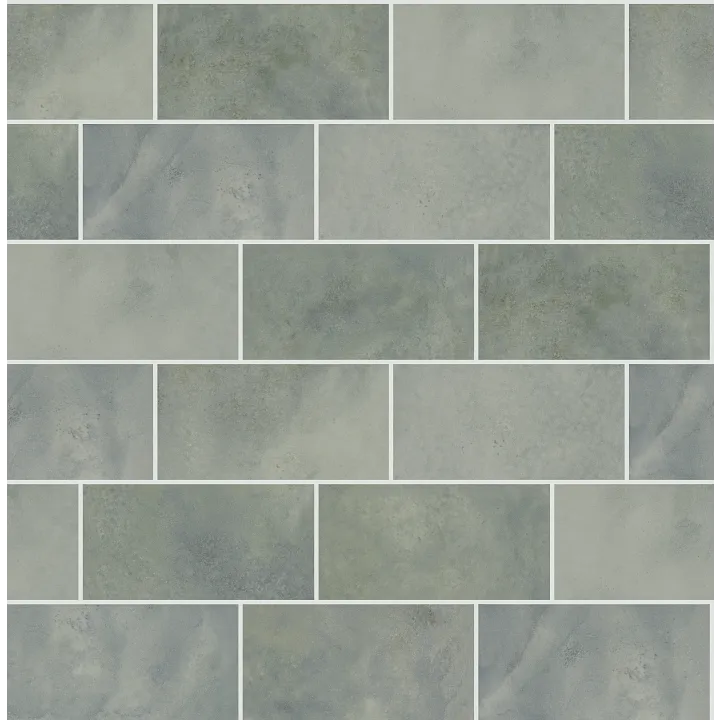 Shaw Floors Kaleidoscope 4X8 Brick — Sage · 572TS-00310 — flooring selection with LeviArs Design & Remodeling