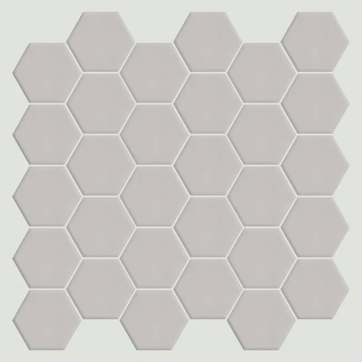 Shaw Floors Kaleidoscope 6X7 Hex — Pearl · 574TS-00100 — flooring selection with LeviArs Design & Remodeling