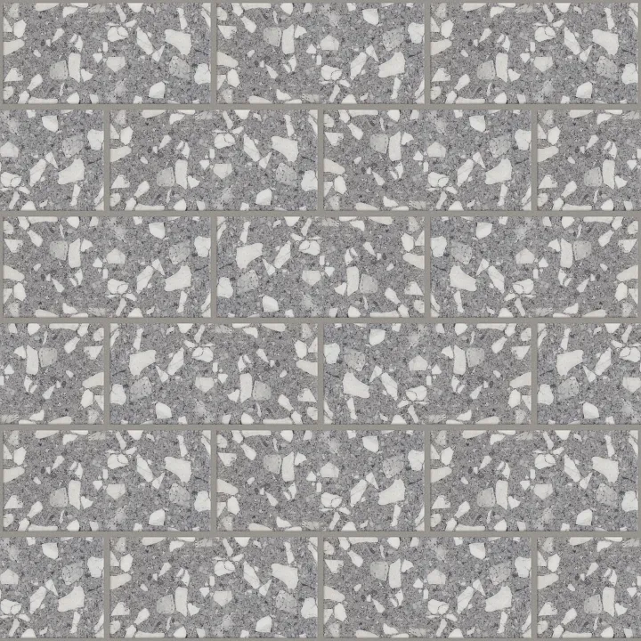 Shaw Floors Luxe Moderne 3X6 Wall Tile — Machine Age Grey · 586TS-00510 — flooring selection with LeviArs Design & Remodeling