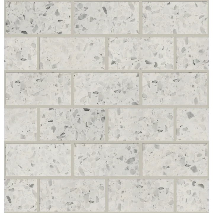 Shaw Floors Luxe Moderne 3X6 Wall Tile — Streamline White · 586TS-00150 — flooring selection with LeviArs Design & Remodeling