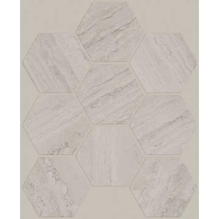Shaw Floors Natural Strata Hex Vc — Grey · 593TS-00500 — flooring selection with LeviArs Design & Remodeling
