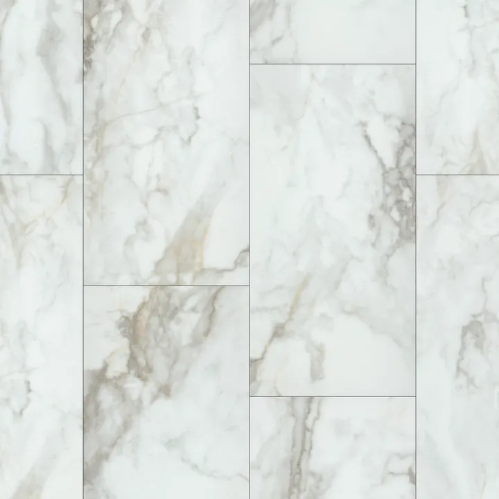 Shaw Floors Paragon Tile Plus — Calacatta · 1022V-01100 — flooring selection with LeviArs Design & Remodeling