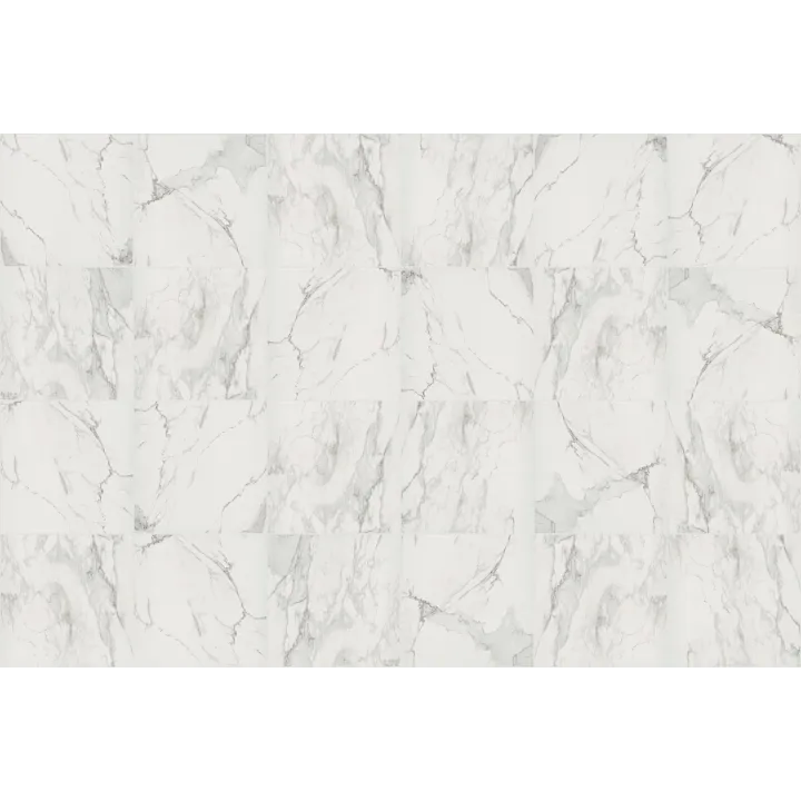 Shaw Floors Prime Aura 24X24 Polished — Statuario Brina · 500TS-00150 — flooring selection with LeviArs Design & Remodeling