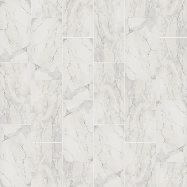 Shaw Floors Prime Aura 24X48 Matte — Statuario Brina · 524TS-00150 — flooring selection with LeviArs Design & Remodeling