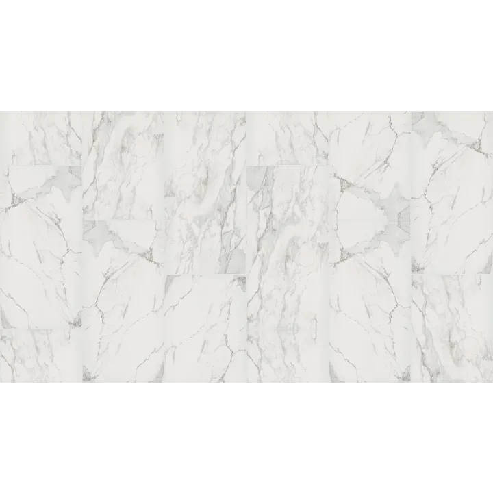 Shaw Floors Prime Aura 24X48 Polished — Statuario Brina · 525TS-00150 — flooring selection with LeviArs Design & Remodeling