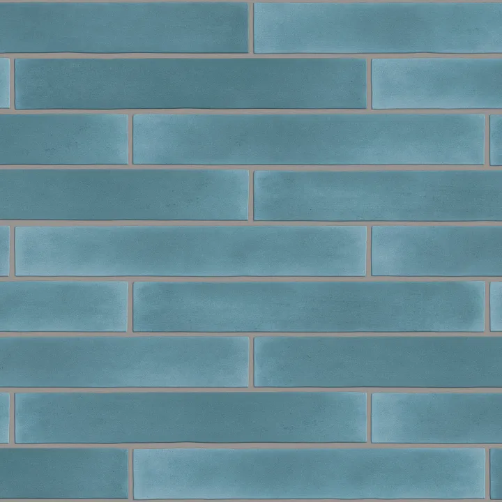 Shaw Floors Sunset Glow 2.5X16 — Capri Blue · 567TS-00430 — flooring selection with LeviArs Design & Remodeling