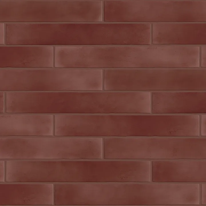 Shaw Floors Sunset Glow 2.5X16 — Ravello Red · 567TS-00800 — flooring selection with LeviArs Design & Remodeling