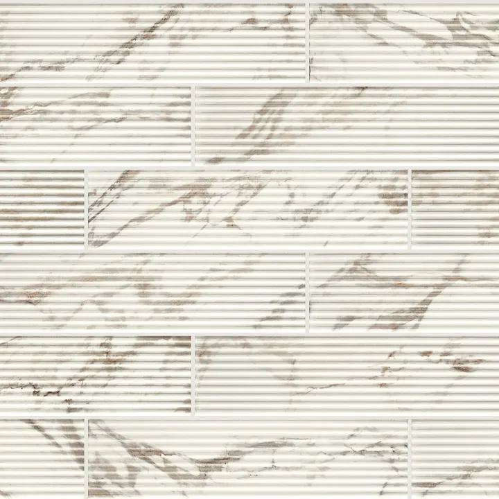Shaw Floors Tactis 4X16 — Classic Pearl · 752TS-00105 — flooring selection with LeviArs Design & Remodeling