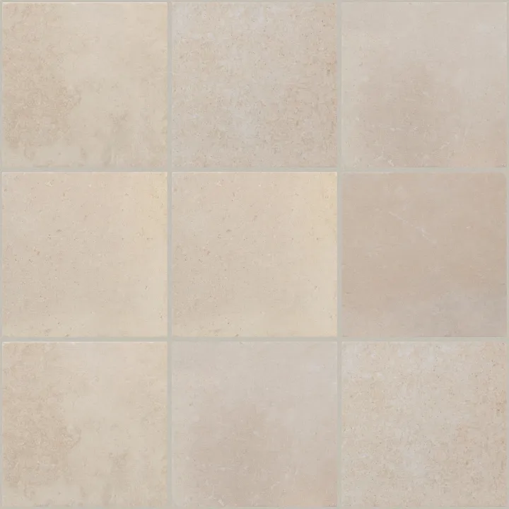 Shaw Floors Tempest 16X16 — Taupe · 675TS-00200 — flooring selection with LeviArs Design & Remodeling